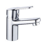 Grifo De Lavabo de ASPEN lavabo acabado cromado brillo de latón