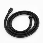 Flexo de 120 cm HIDROESCOBILLA acabado negro mate de acero inoxidable