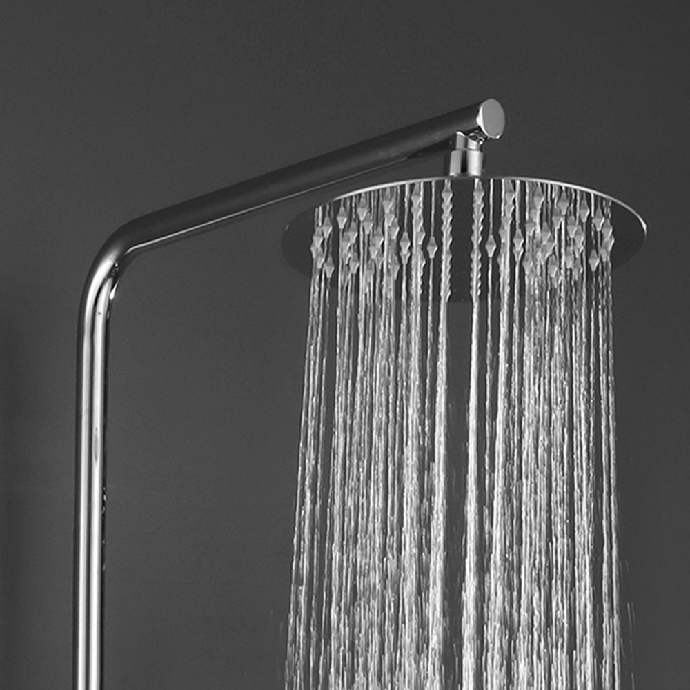 Columna de ducha monomando modelo SIOUX tubo redondo extensible