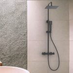 Columna De Ducha de GUN acabado gun metal mate de latón