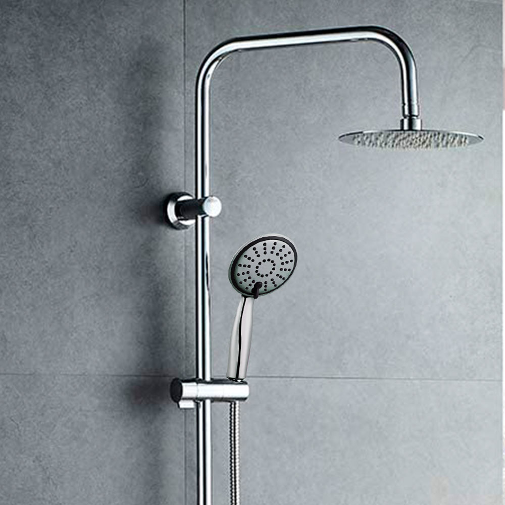 Columna De Ducha de RAPID monomando acabado cromado brillo de latón