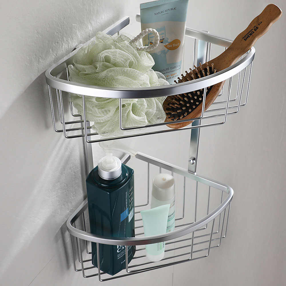 Portagel cesta de ducha y bañera sin taladros SOLANO, muy ligero