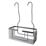 Cesta Portagel de LUNA colgar acabado gun metal mate de acero inoxidable