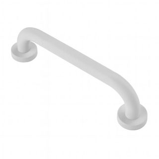 Asa Seguridad ANTIDESLIZANTE de 40 cm acabado BLANCO mate fabricado en acero inoxidable