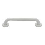 Asa Seguridad ANTIDESLIZANTE de 30 cm acabado BLANCO mate fabricado en acero inoxidable