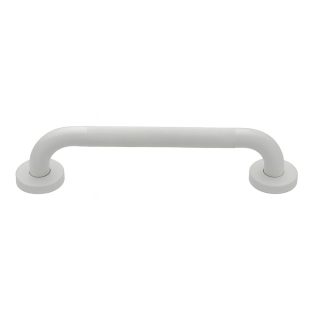 Asa Seguridad ANTIDESLIZANTE de 30 cm acabado BLANCO mate fabricado en acero inoxidable