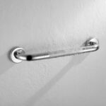 Asa De Seguridad de 40 cm ANTIDESLIZANTE acabado cromo brillo de acero inoxidable