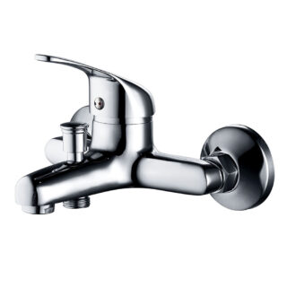 Hidroescobilla Grifo Higiene Intima redonda 2 Aguas (fría y caliente).  Grifo redondo para instalar junto al WC – Llavisan