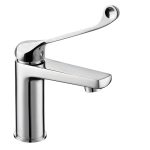Grifo Medical maneta larga monomando ASTORIA acabado CROMO brillo fabricado en latón