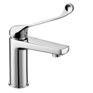 Grifo Medical maneta larga monomando ASTORIA acabado CROMO brillo fabricado en latón