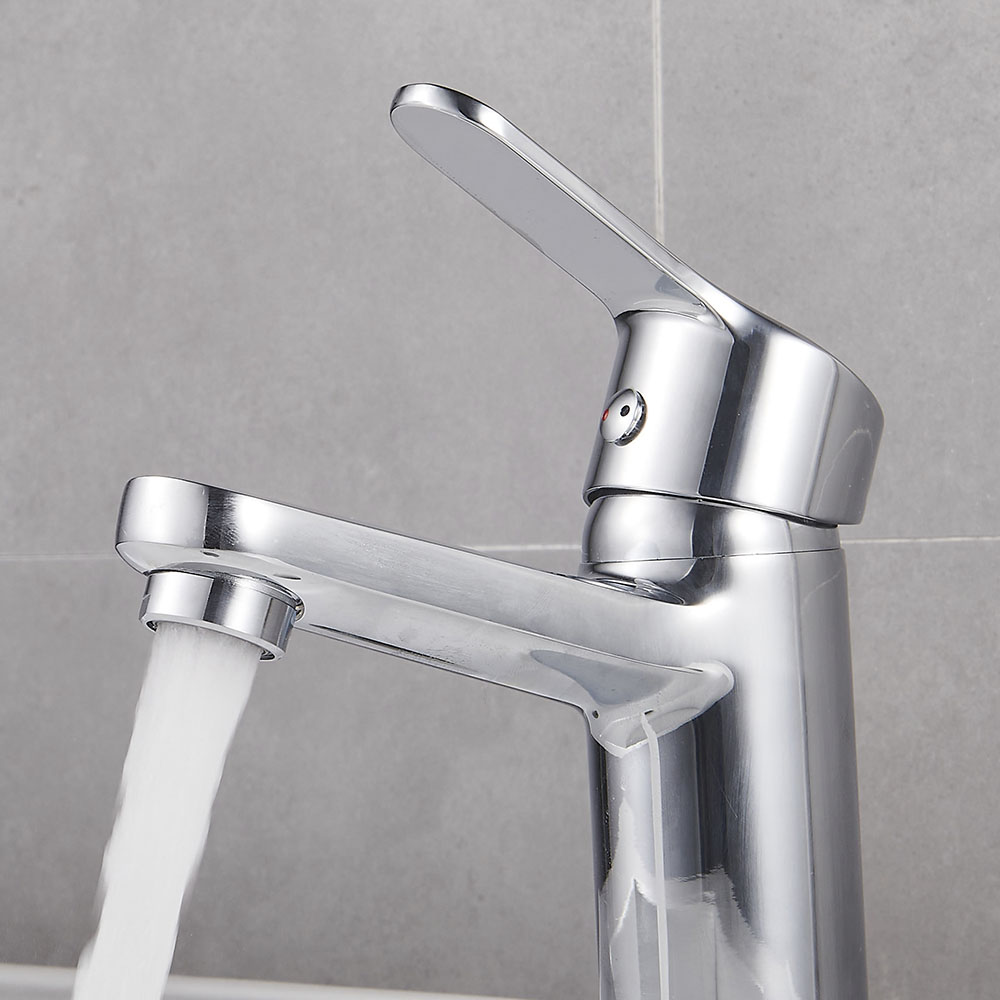 Grifo De Lavabo de ASPEN lavabo acabado cromado brillo de latón - Imagen 3