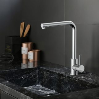 Grifo Cocina monomando KAREY acabado CROMO brillo fabricado en latón