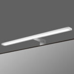 Aplique Led de 60 cm ALURE 12W acabado cromo brillo 4000 K de aluminio