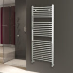 Radiador Secatoallas de 120 cm x 50 cm circuito calefacción acabado cromo brillo de acero