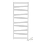 Radiador Secatoallas de 120 cm x 47 cm INSIGNIA eléctrico acabado blanco brillo de acero