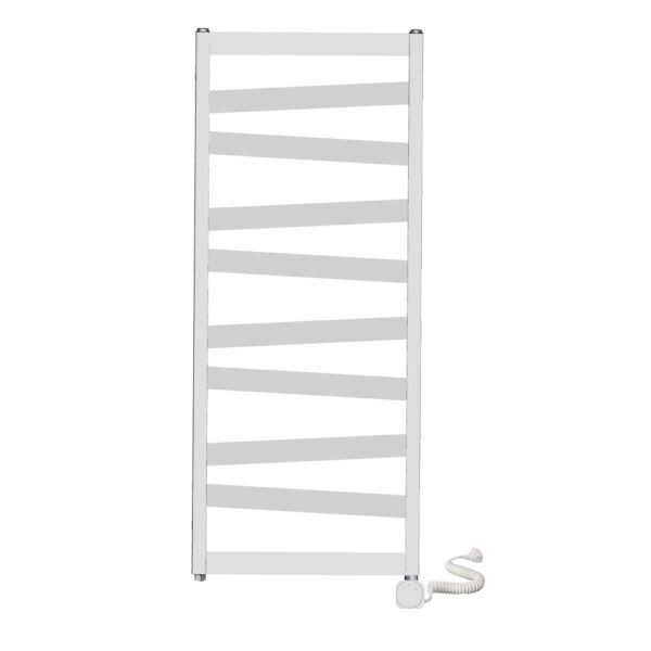 Radiador Secatoallas de 120 cm x 47 cm INSIGNIA eléctrico acabado blanco brillo de acero