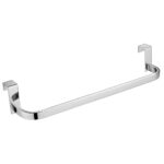 Toallero de 36 cm sin taladros acabado cromo brillo de acero inoxidable