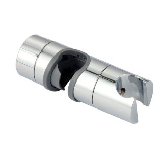 Soporte deslizante de barra de ducha acabado CROMO brillo fabricado en ABS