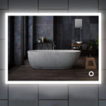 Espejo Con Iluminación Led de 100 cm x 80 cm URBAN 25W 25w rectangular acabado cristal espejo 6000K de cristal