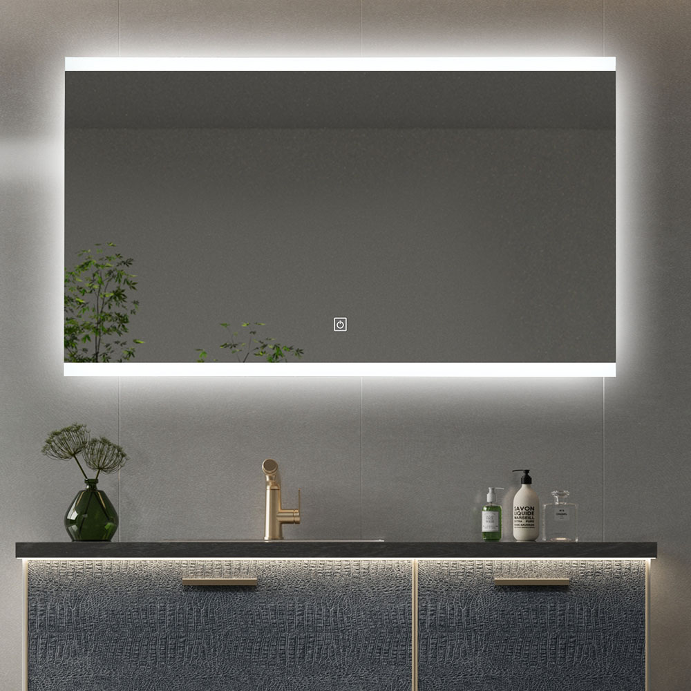Espejo Led DOBEL 25W rectangular de 80 cm x 60 cm espejo 6000K
