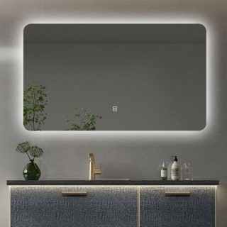Espejo Led FOSTER 30W rectangular de 80 cm x 70 cm espejo 6000K