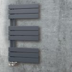 Secatoallas Radiador circuito calefacción de 90 cm x 50 cm ETNA acabado grafito antracita mate fabricado en acero